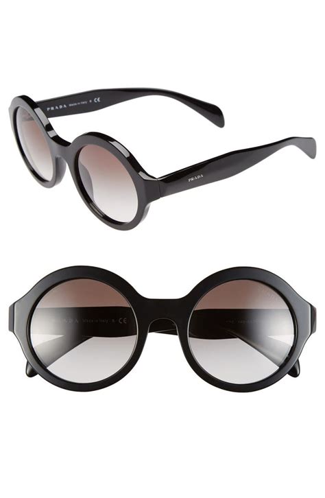 prada 51mm round sunglasses|cost of Prada sunglasses.